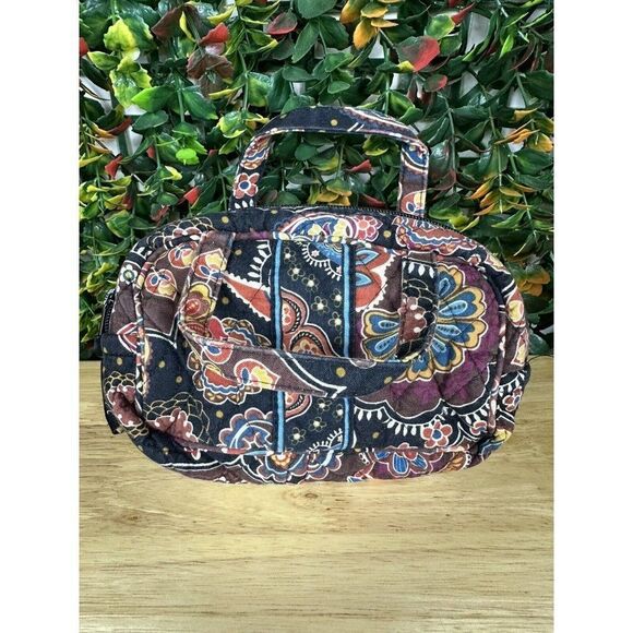 Vera Bradley Cosmetic With Carry Handles‎ in Retired Kensington Pattern Small VB - Picture 1 of 7